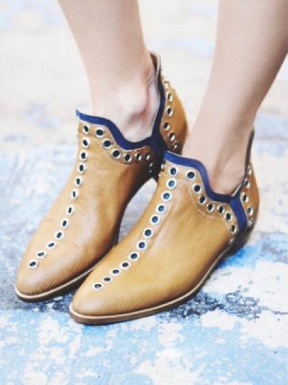 Modern Vice x Free People Sierra Nevada Eyelet Ankle Boots Women’s size 40 or 10